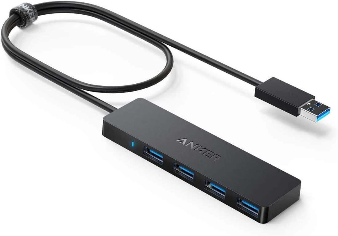 Anker 4-Port USB 3.0 Hub with 2-Foot USB-A Cable