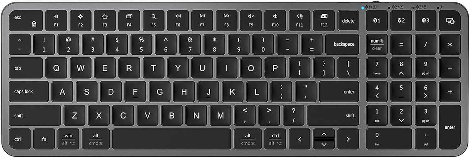 iClever Bluetooth Keyboard with Numeric Keypad