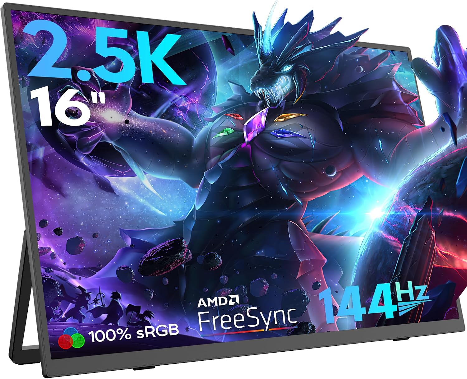 KEEPTIME 16-Inch 2.5K 144Hz Portable Gaming Monitor