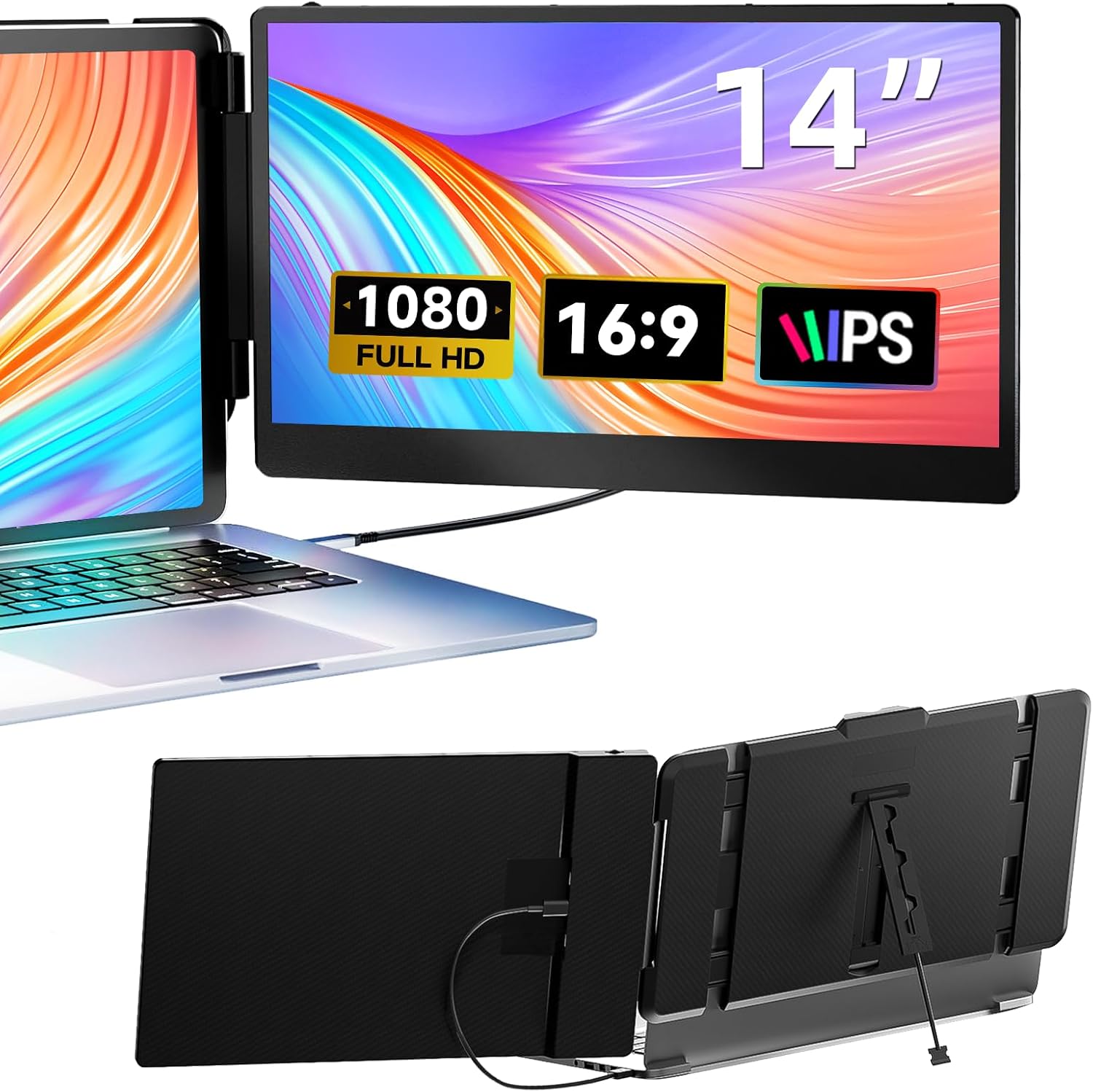Laptop 14-Inch FHD Laptop Screen Extender