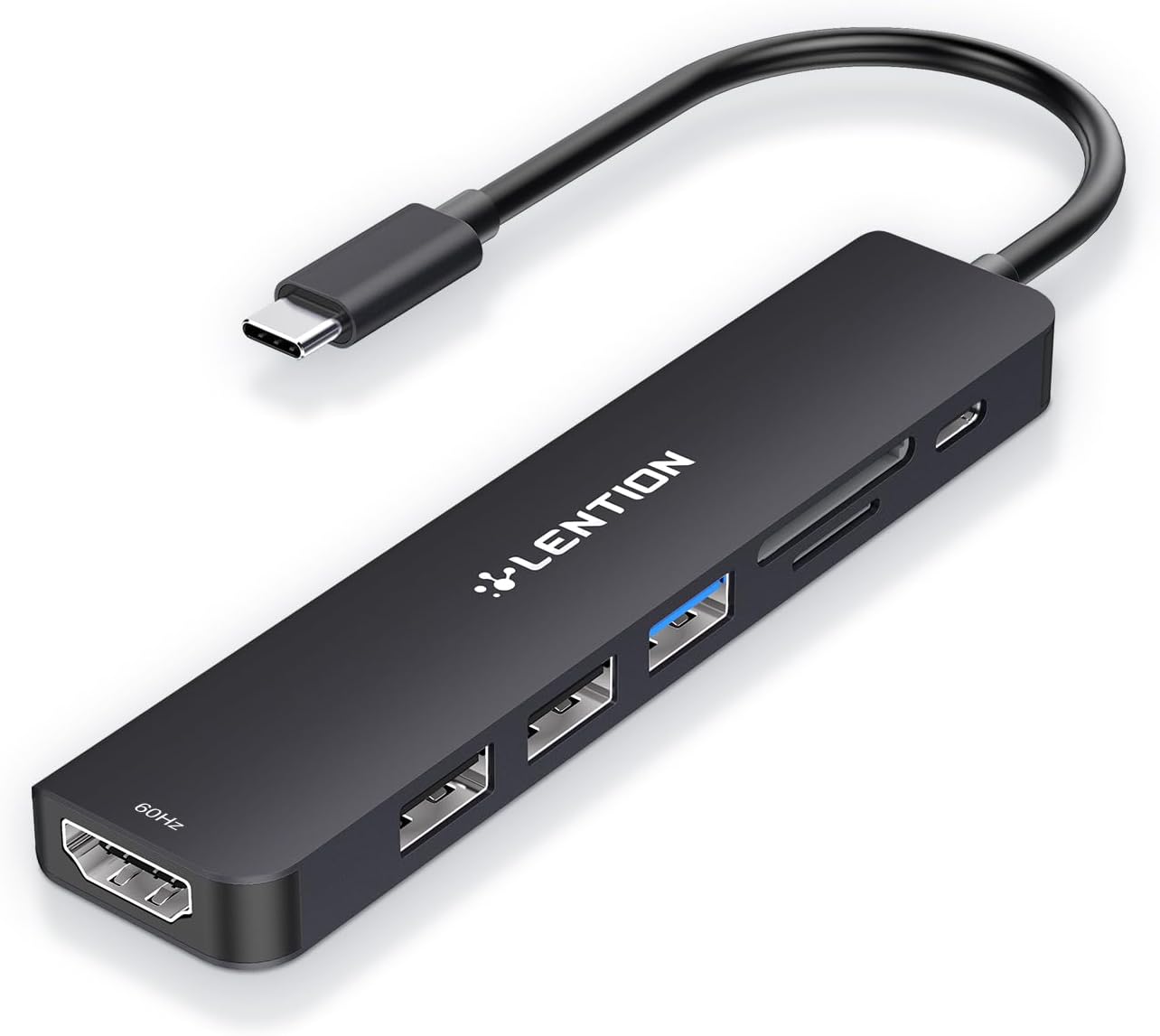 LENTION 7-in-1 USB-C Hub with 4K HDMI and 100W PD