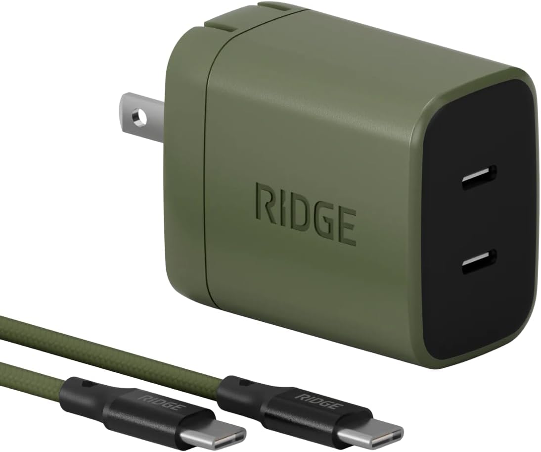 Ridge 45W Dual USB-C Wall Charger Set