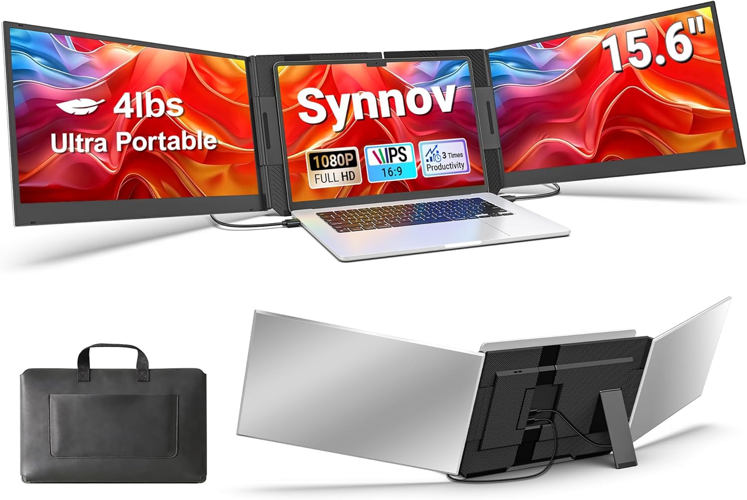 Synnov 15.6-Inch Laptop Screen Extender