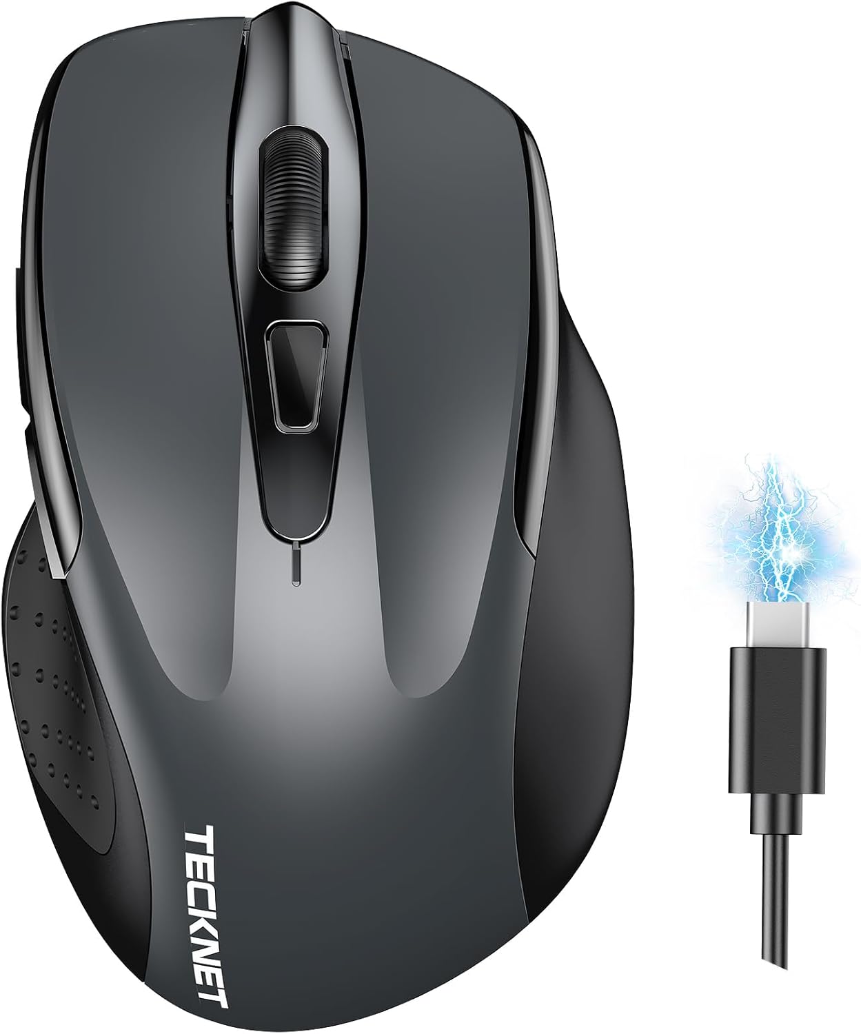 TECKNET Rechargeable Bluetooth and 2.4G Wireless Mouse