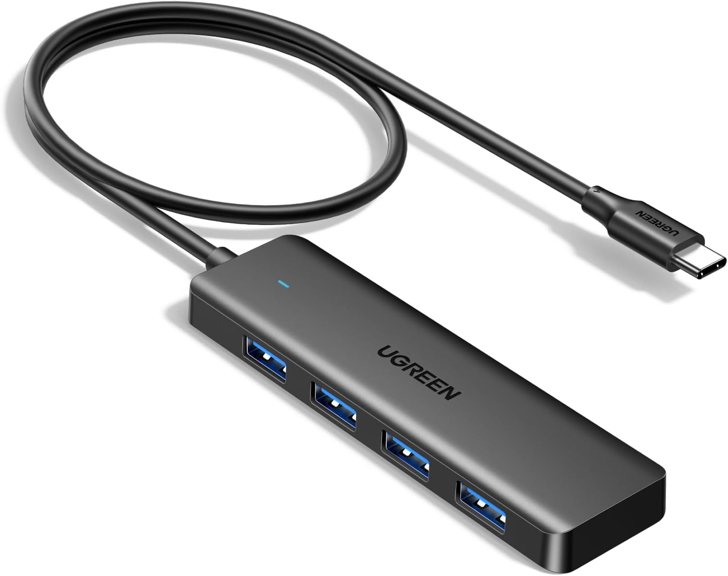 UGREEN 4-Port USB-C to USB-A Hub with 2-Foot Cable